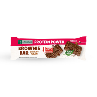 Proteinska pločica s manje šećera – Brownie 55 g