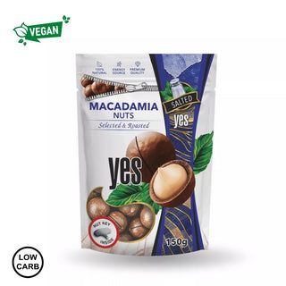 Slani makadamija oraščići u prethodno zarezanoj ljusci YES 150 g