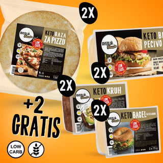 KETO paket potpuna zaliha + 2 GRATIS
