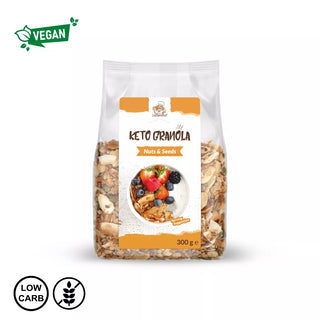 Keto granola s orašastim plodovima i sjemenkama 300 g